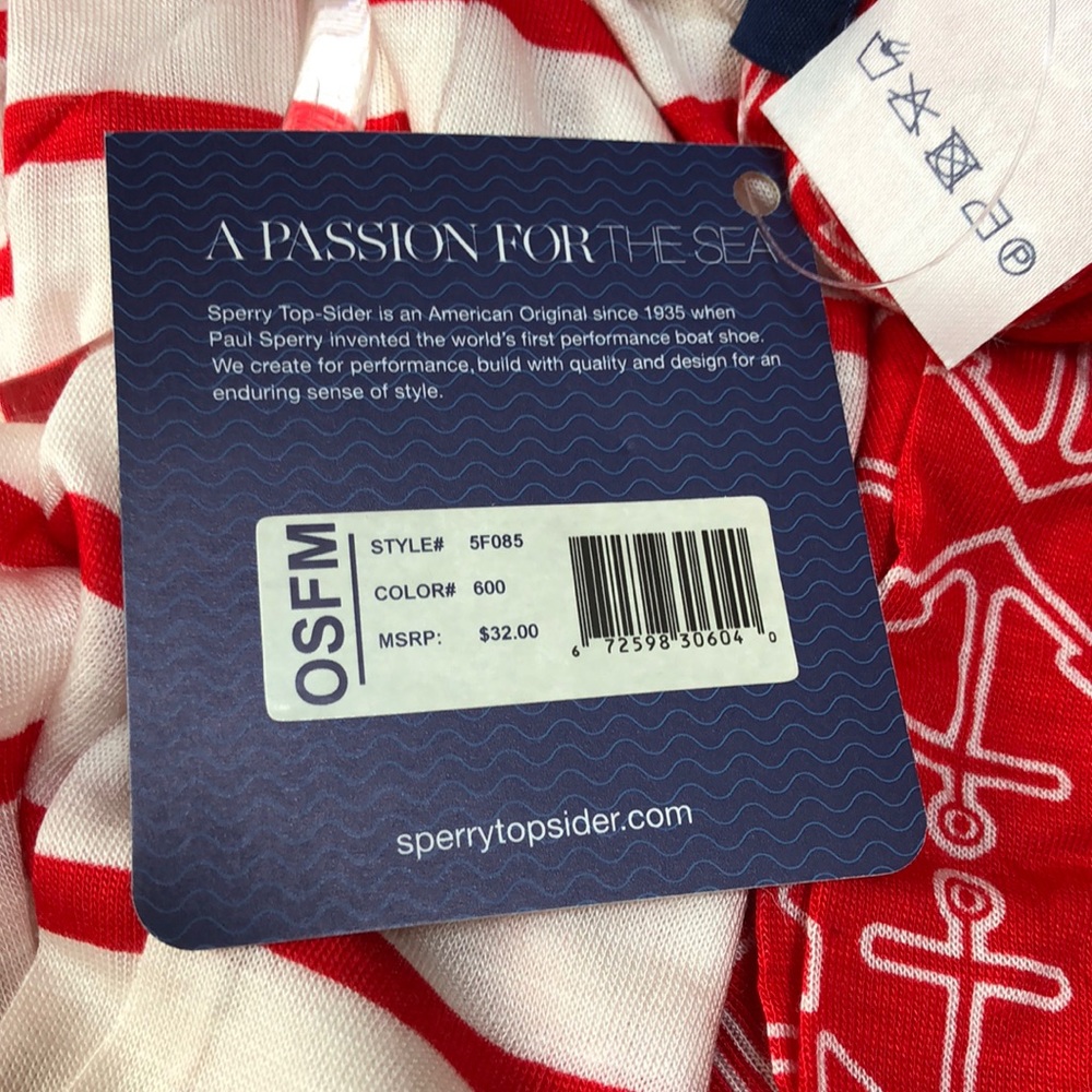Sperry Scarf Blue and White Nautical Design
Soft NWT - Picture 8 of 15
